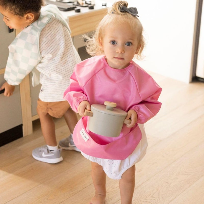 Tiny Twinkle Long Sleeve Bib for Babies & Toddlers | 2-Pack Waterproof Smock Bib for Eating | Machine Washable & Mess-Proof Feeding Essentials | Newborn Shower Gift (Sweet Treat,6â€“24M) - Image 3