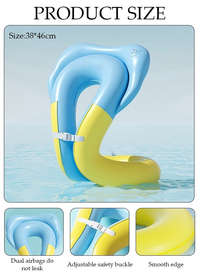 DUNISO Inflatable Swimming Ring for Kids, Inflatable Pool Float Rings, Small Inflatable Pool Swimming Rings for Kids Swimming Water Party - Image 3