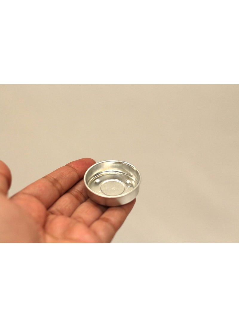 Polaris Fox Polaris Fox Set of 40 Empty Tealight Holder for Making tealight Candles 35cm Diameter and 1cm Height  - Image 4