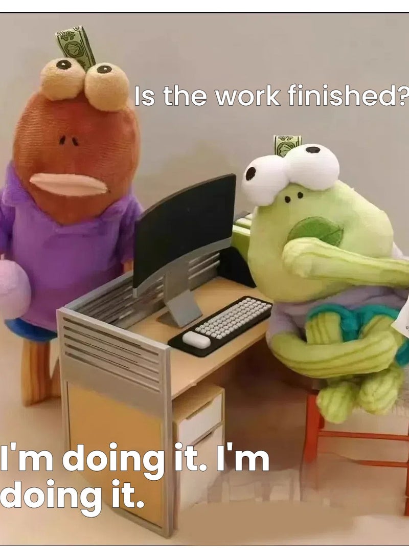 general Bikini Bottom Residents Dopey Doll  Creative Doll Plush Doll - Image 2