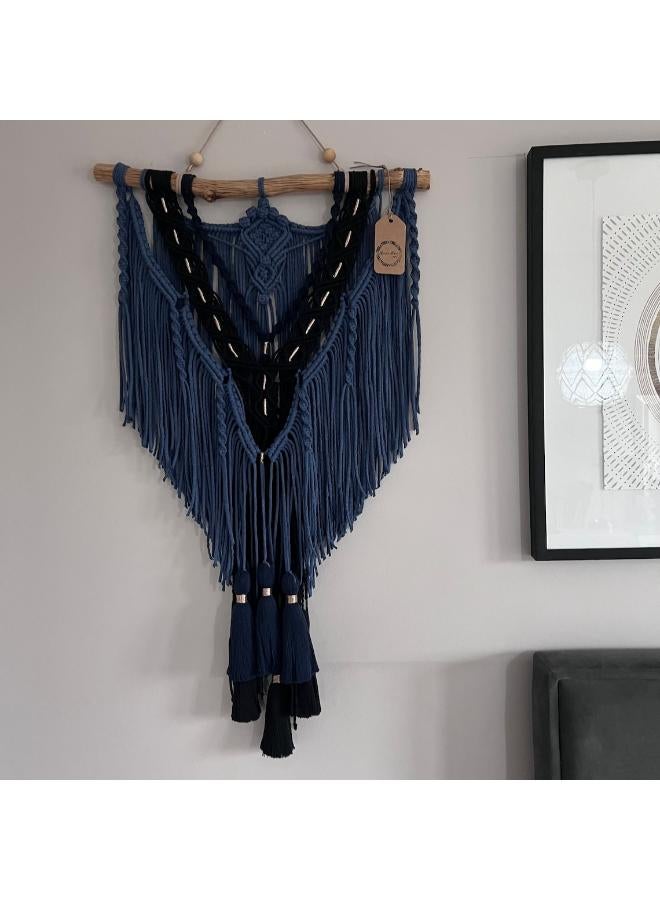 انتيكيانو مكرمية معلقة على الحائط، على الطراز البوهيمي - Image 3