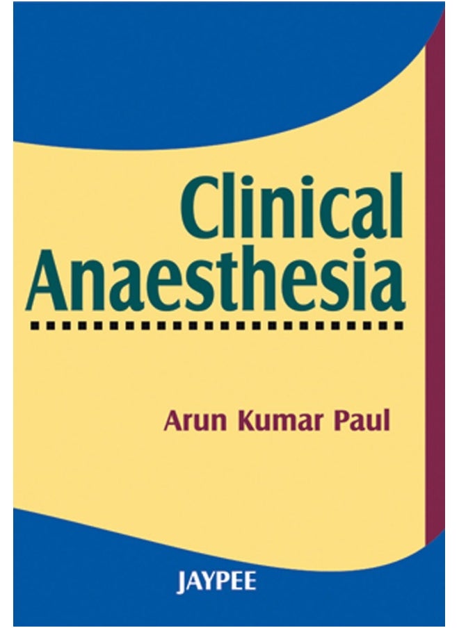 Clinical Anaesthesia 