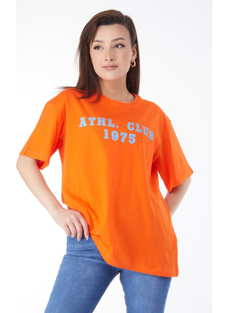 24644-ORANJ Crew Neck Short Sleeve Printed T-Shirt - pzsku/Z761FE2AECB1BD5F3A1DCZ/45/_/1731233471/4d674a6f-32de-4c6b-b673-923f24e76049