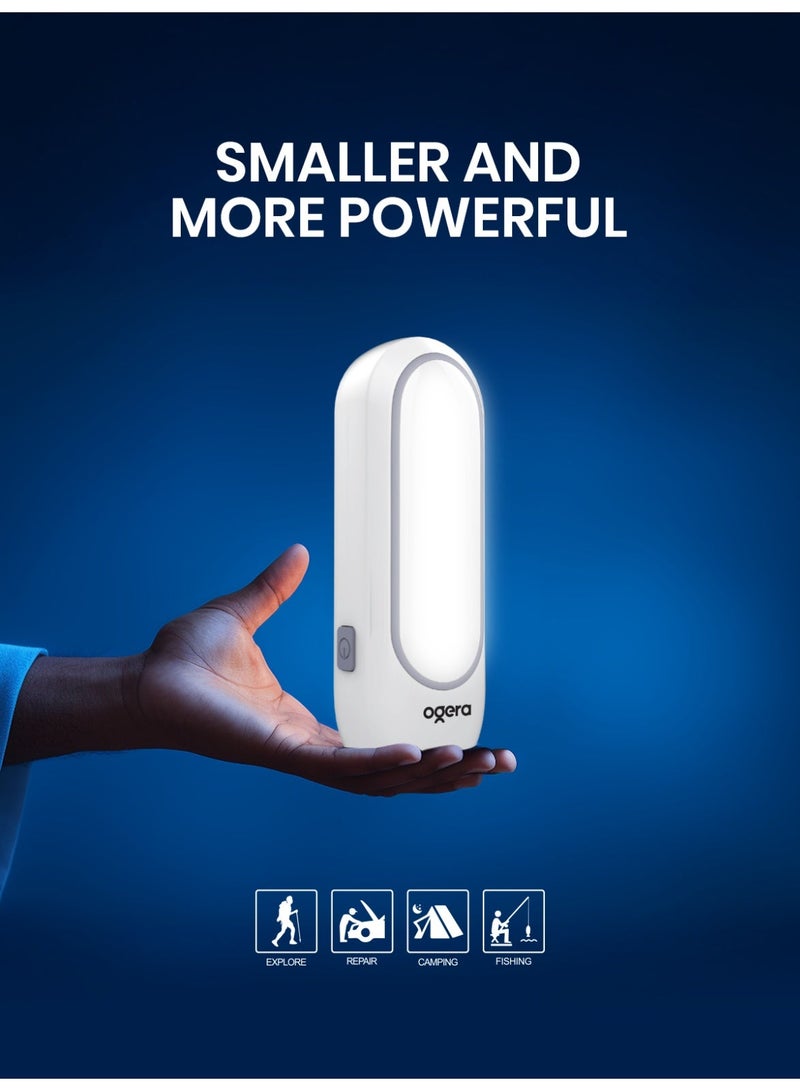 Ogera فانوس ليد ليثيوم - فانوس قابل لإعادة الشحن فائق السطوع مع بطارية ليثيوم طويلة الأمد، محمول ومقاوم للماء لفقدان الطاقة، التخييم، المشي و للاستخدام المنزلي - Image 4