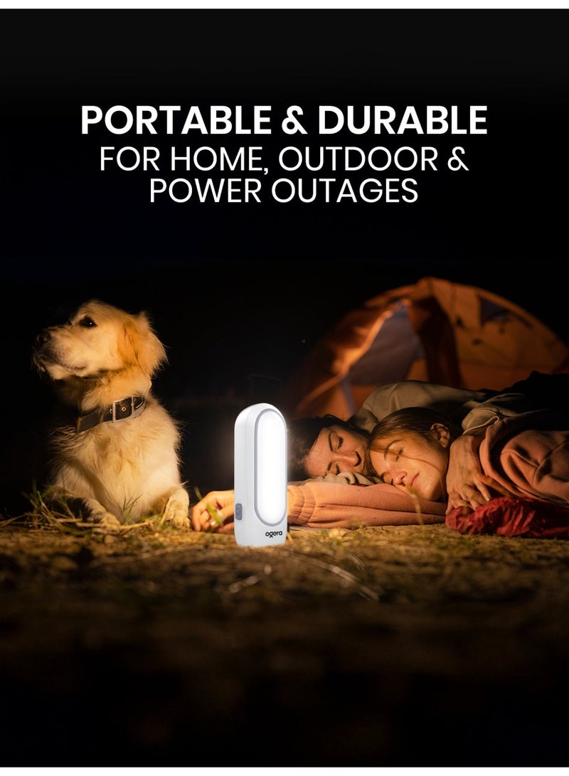 Ogera فانوس ليد ليثيوم - فانوس قابل لإعادة الشحن فائق السطوع مع بطارية ليثيوم طويلة الأمد، محمول ومقاوم للماء لفقدان الطاقة، التخييم، المشي و للاستخدام المنزلي - Image 2