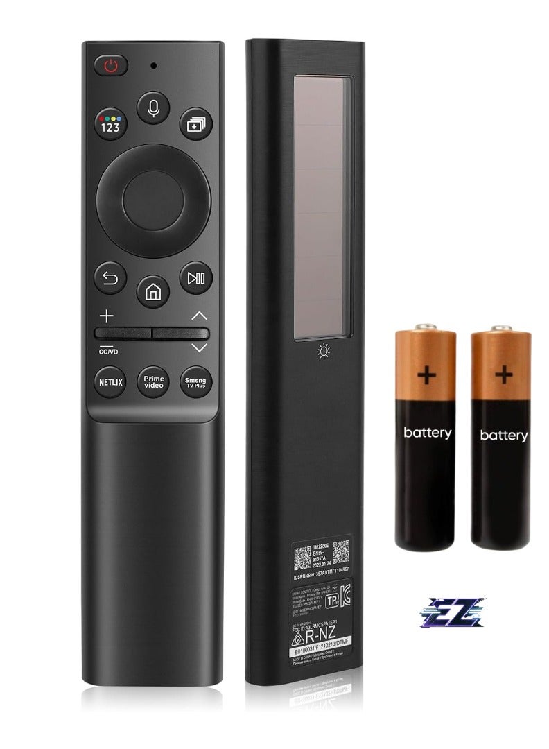 ELTRAZONE Replacement Voice Remote Control BN59-01357A/BN59-01357C for Samsung 2021 QLED Smart TVs (Q60A, Q70A, Q80A, QN85A, QN90A, QN800A, QN900A, LS03A) with Samsung TV Plus, Netflix, and Prime Video Shortcut Buttons – Battery Included - Image 1