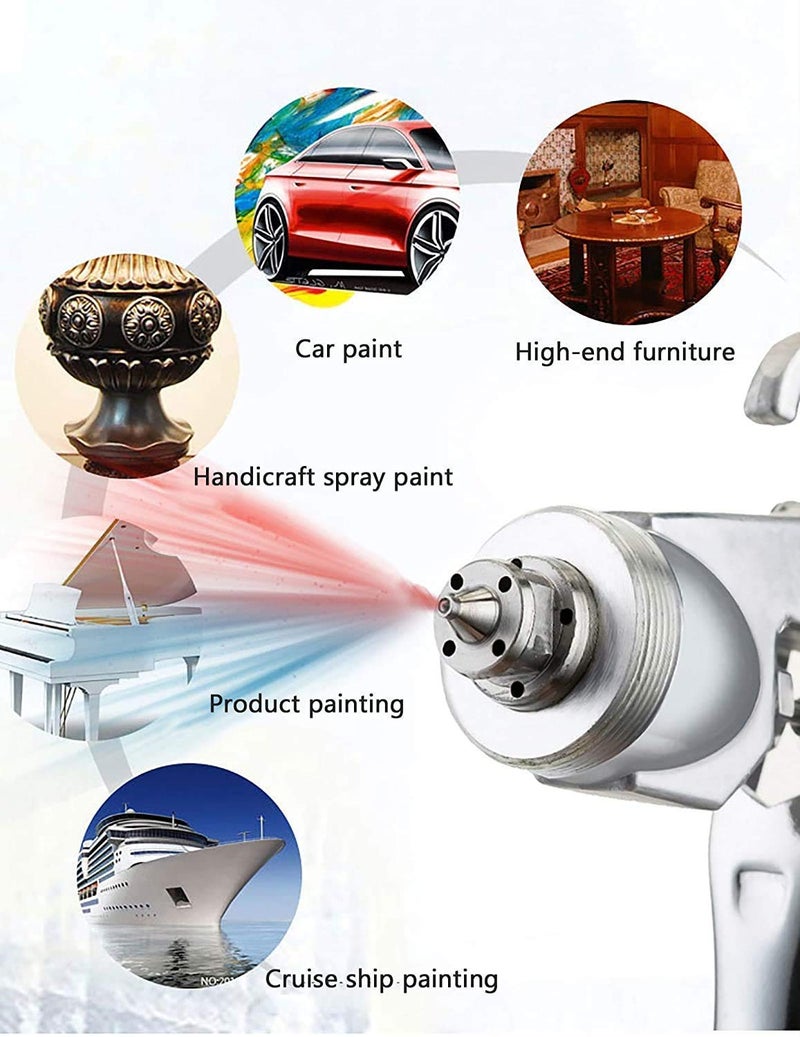TRADY Gun Suction Feed High Pressure F-75S sanitizer spray pump Machine for Painting - Image 3