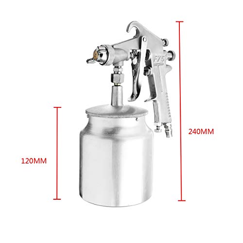 TRADY Gun Suction Feed High Pressure F-75S sanitizer spray pump Machine for Painting - Image 2