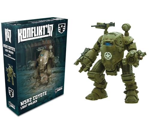 Warlord Games M5A2 Coyote Light Walker United States Miniature for Konflikt 47 Highly Detailed 28mm Scale Miniature - Image 1