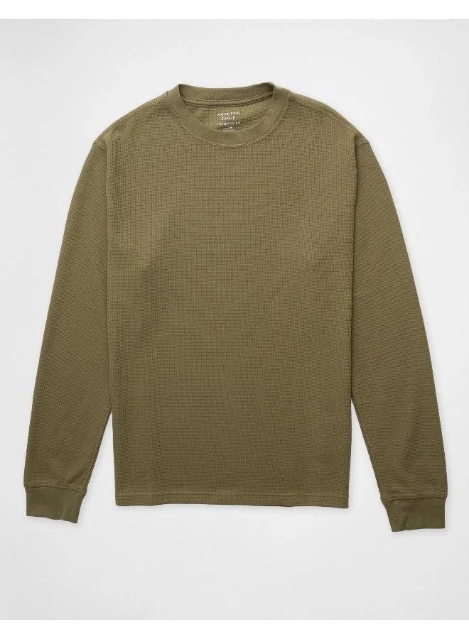 امريكان ايجل تي شيرت حراري بأكمام طويلة