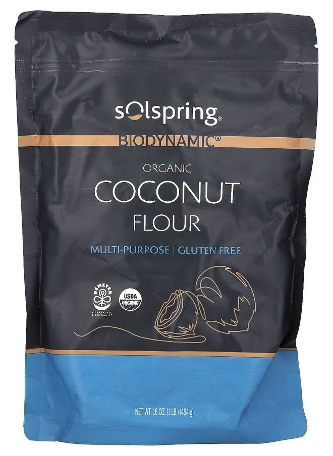 Dr. Mercola Solspring Organic Coconut Flour 16 oz (454 g) 