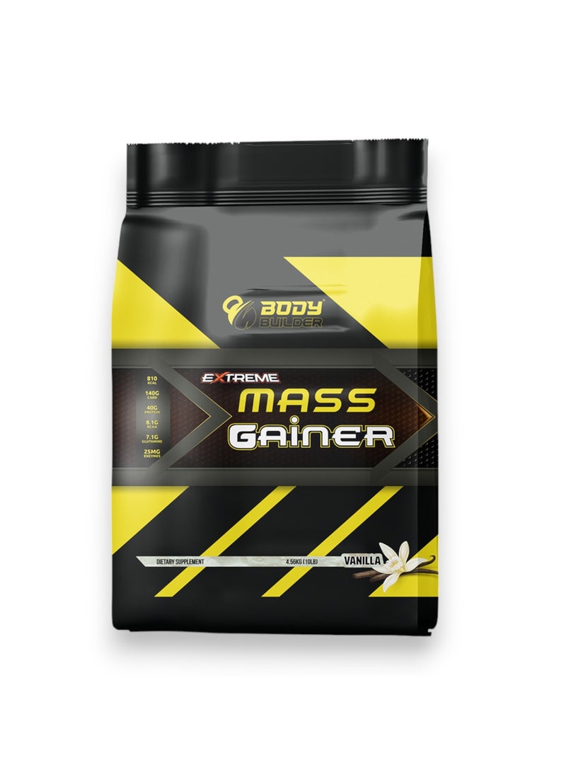 Body Builder مكسب الوزن، نكهة الفانيليا، 10 رطل