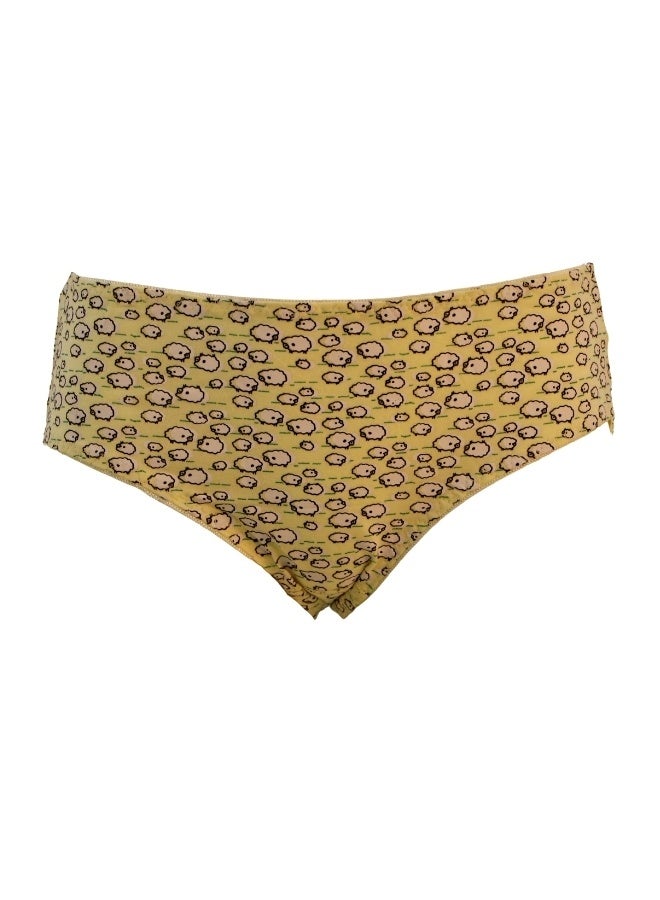 JOANNA JOANNA N073 Women's Multiple Design Mid Rise 3-Pack Panties, Multicolor  - Image 5