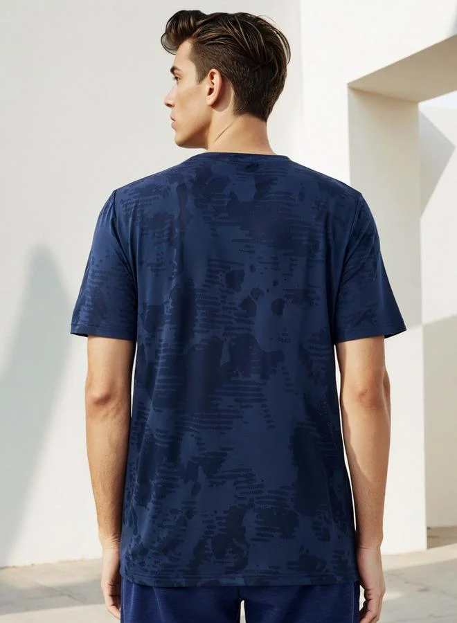 Kappa  Kappa Textured Performance T-shirt for Men | Best Price UAE