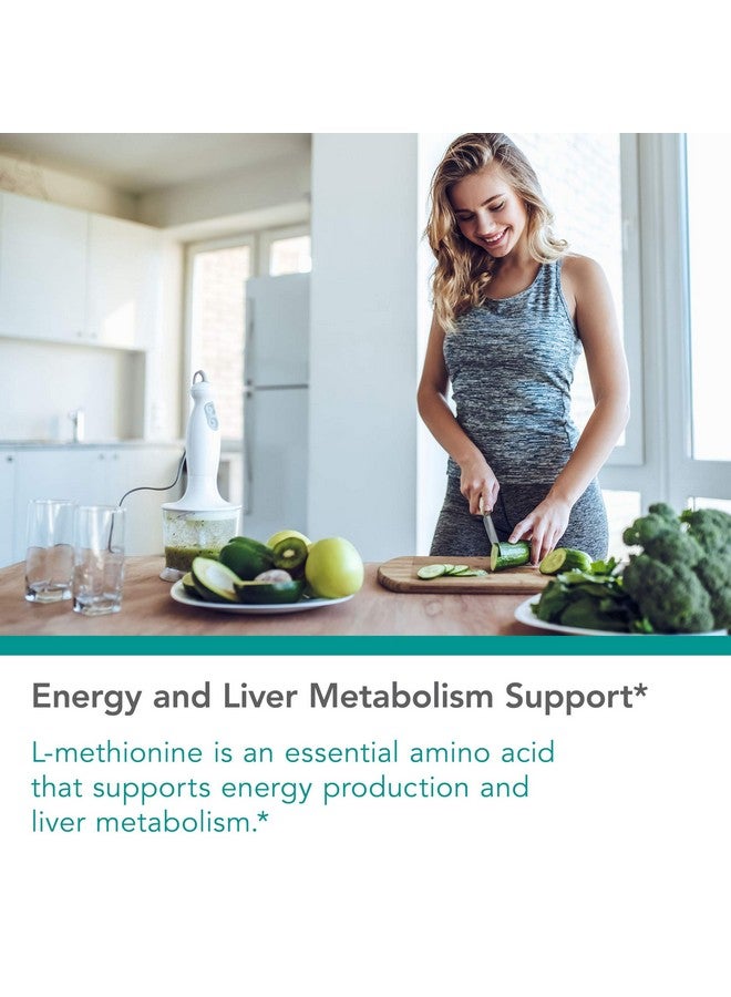 Nutricology L-Methionine - Liver and Energy Support, Free Form Amino Acid, 500mg Supplement, Pure, Vegetarian Capsules - 100 Count - Image 3