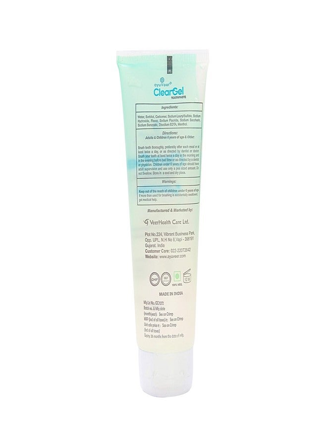 Ayuveer Toothpaste for deep repair of sensitive teeth | Super Fresh Breath | Germ Protection | Enriched With Powerful Natural Ingredients | 100g - Image 2