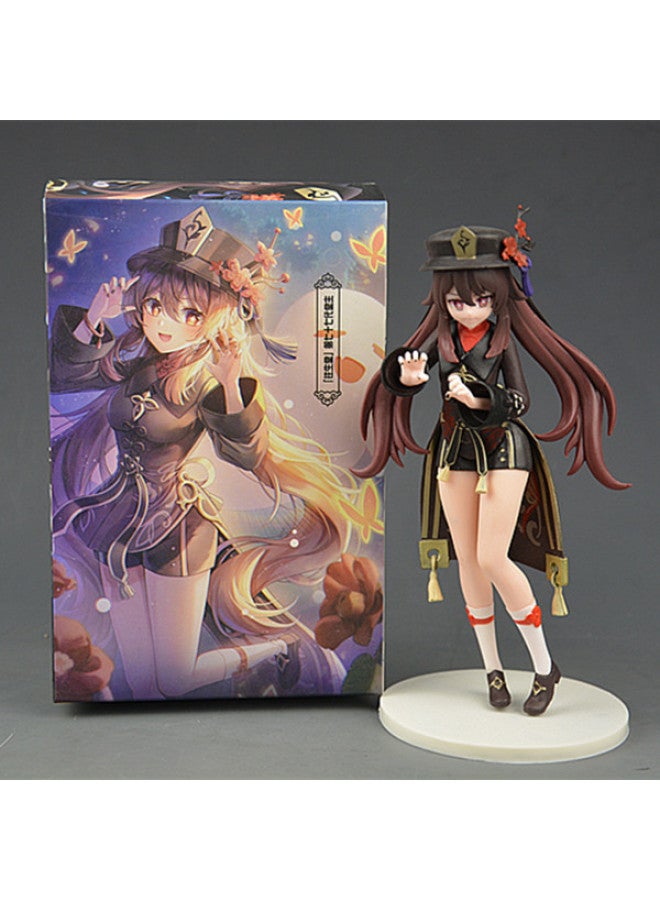 Decoration Children's Toy Gospel Woman Warrior Tide Clothing Auska Hand-made Model Animation Peripheral Collection Decoration Gift-Color:Walnut Boxed 17CM Without Ghost Boxed - Image 1
