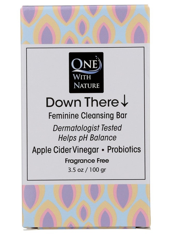 ONE WITH NATURE Fragrance Free Feminine Cleansing Bar 3.5 Oz  - Image 1
