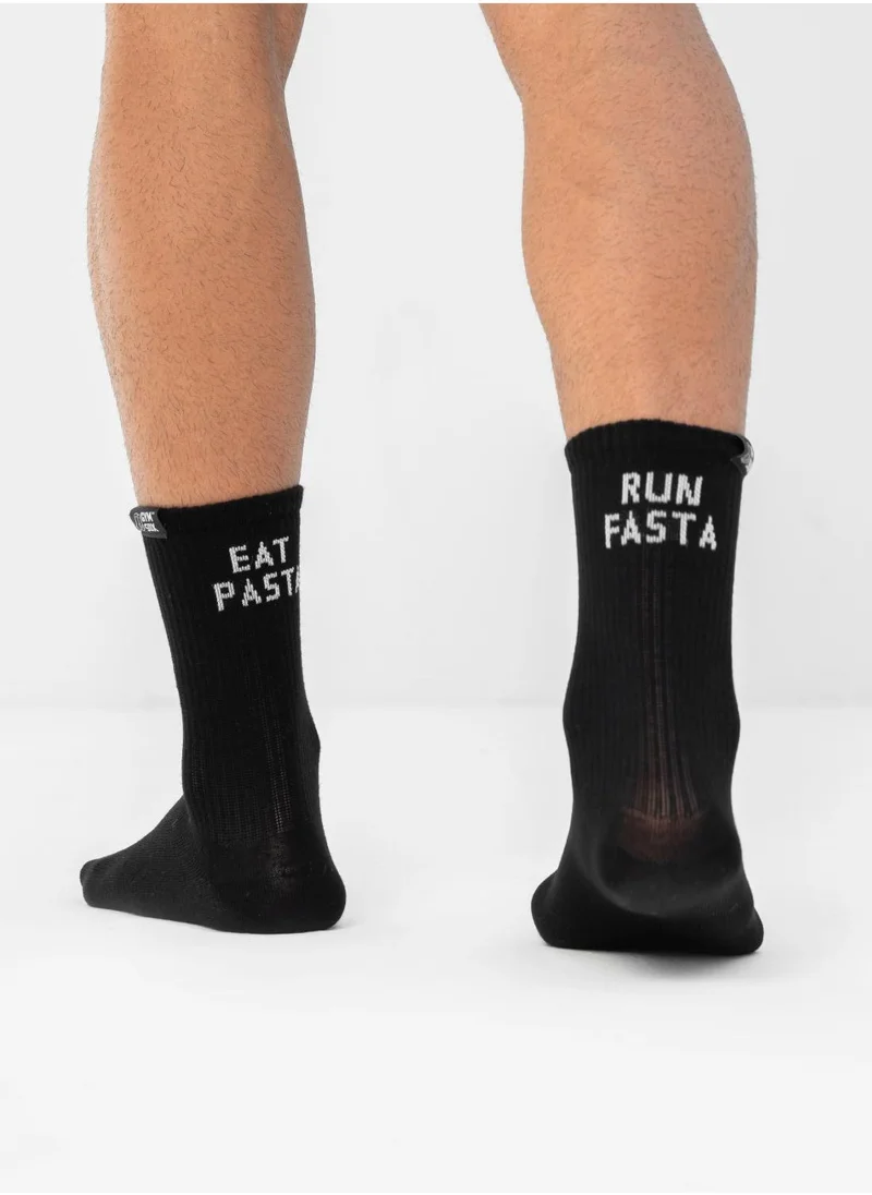 جيم سوكس EAT PASTA RUN FASTA