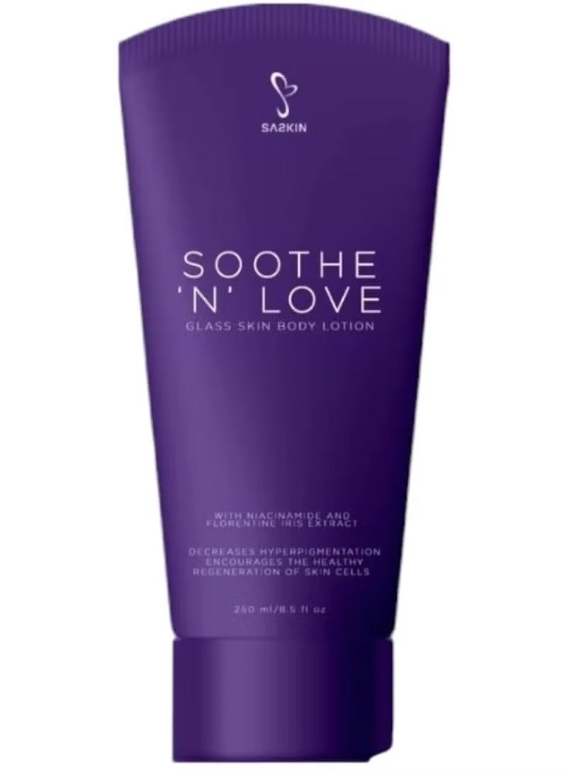 SASKIN SOOTHE 'N' LOVE GLASS SKIN BODY Lotion 250ml - Image 1