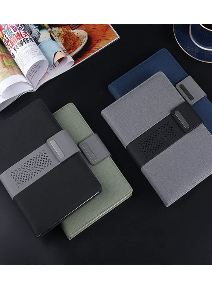 Vintage Leather A5 Notebook with Pen, Travel Journal Diary for Daily Ideas, Perfect Gift Set for Women and Men, Retro Soft Leather Notepad for Work and Personal Use