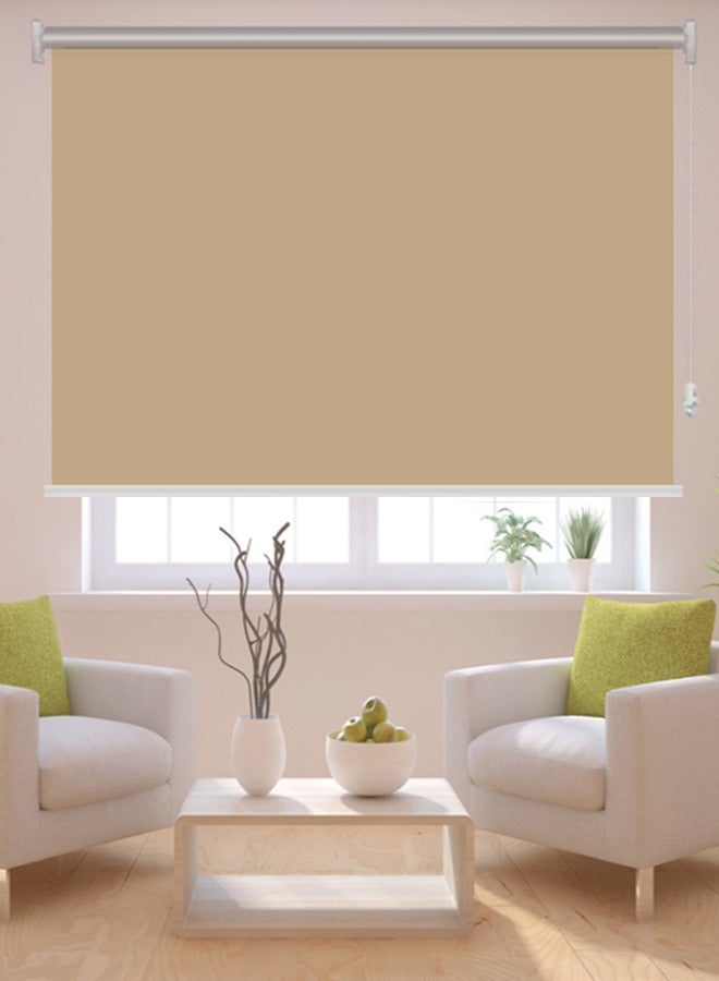 ستائر رول عازل للشمس والحرارة عرض 125 سم ارتفاع 200 سم 