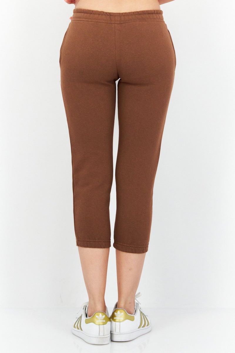 Don't Call Me Jennyfer Women Regular Fit Drawstring Textured Jogger Pants, Brown  - Image 3