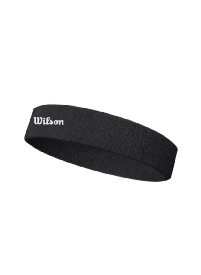 ويلسون U WILSON HEADBAND BLACK OS - Image 2