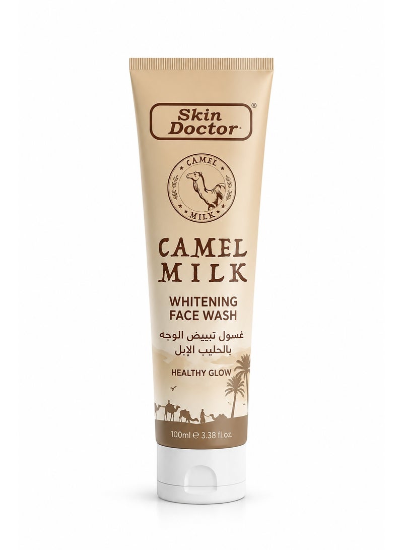 Skin Doctor Camel Milk Whitening Face Wash, Healthy Glow Formula, 100ml - Image 1