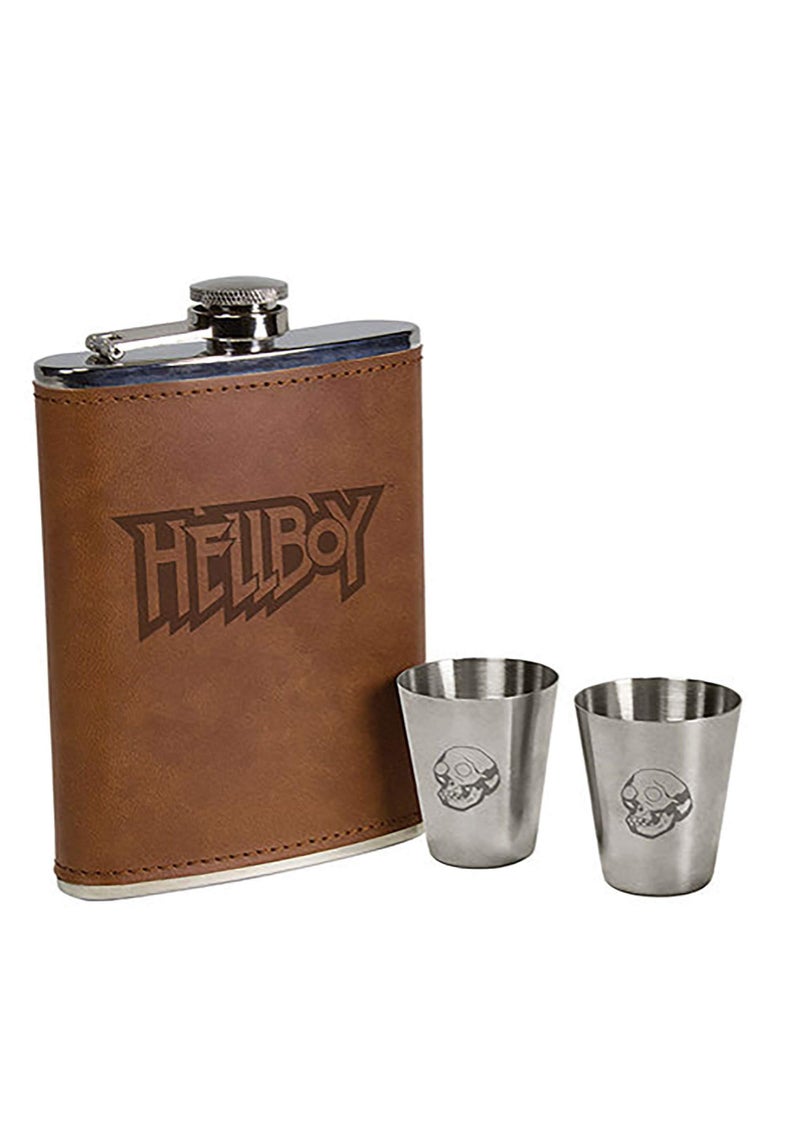 Dark Horse Hellboy Deluxe Flask Gift Set - Image 1