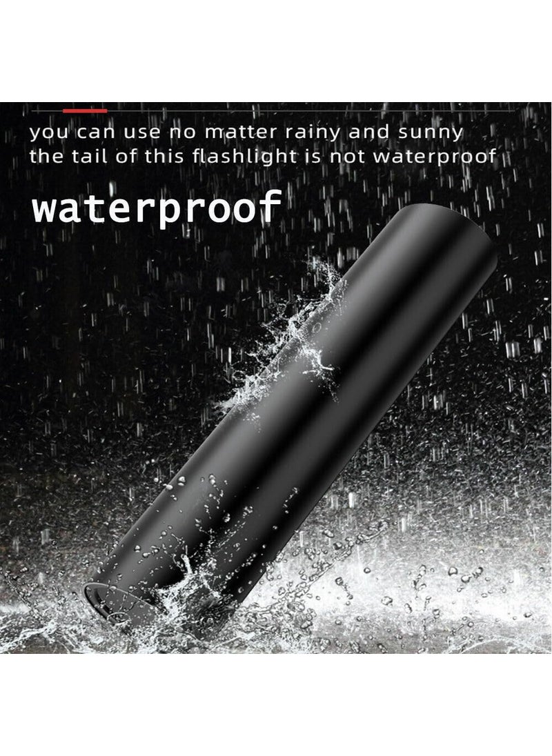 Care4 Care 4 Metal Mini Torch USB Charging with Zoom Function Torch Black 8 cm Rechargeable  - Image 3