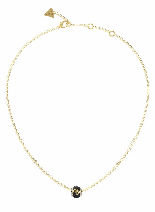 GUESS Center Black Charm Necklace