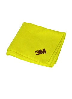 3M Scotch Brite Microfiber High Performance Cleaning Cloth Yellow H19.1 x W22.5 x D2.1 cm 1 unit Pack  - Image 2