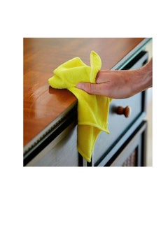 3M Scotch Brite Microfiber High Performance Cleaning Cloth Yellow H19.1 x W22.5 x D2.1 cm 1 unit Pack  - Image 3