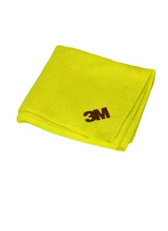 3M Scotch Brite Microfiber High Performance Cleaning Cloth Yellow H19.1 x W22.5 x D2.1 cm 1 unit Pack  - Image 1