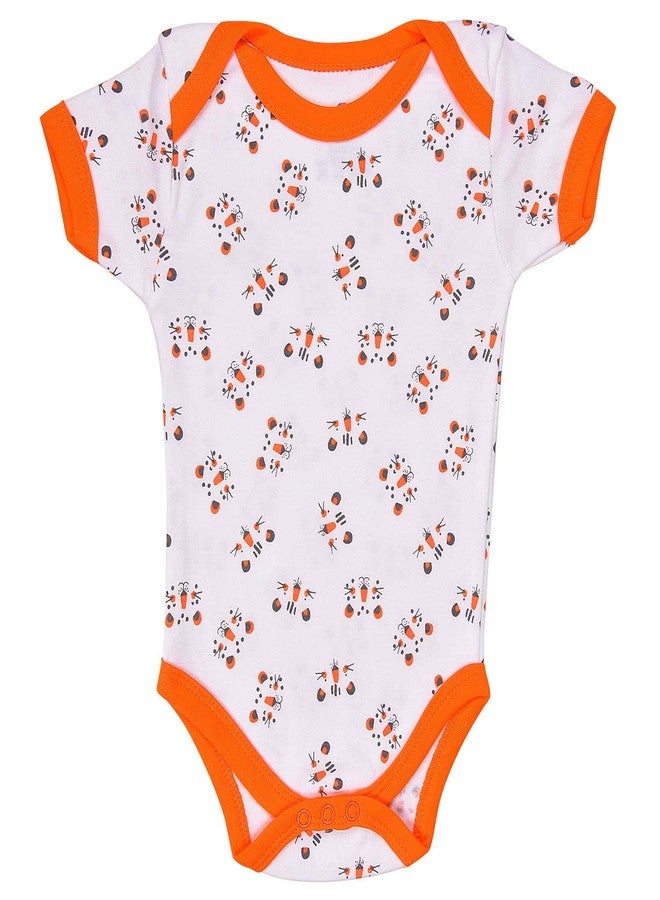 Magic Town Baby Needs Magic Town Cotton Half Sleeves Body Suits for Baby Boys and Baby Girls- Pack of 3 - Image 2