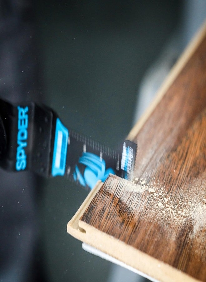 Spyder Oscillating Tool Blade, 2.5-Inch Width x 2-Inch Bi-Metal Wood and Nail Cutting Blade (70006) - Image 4