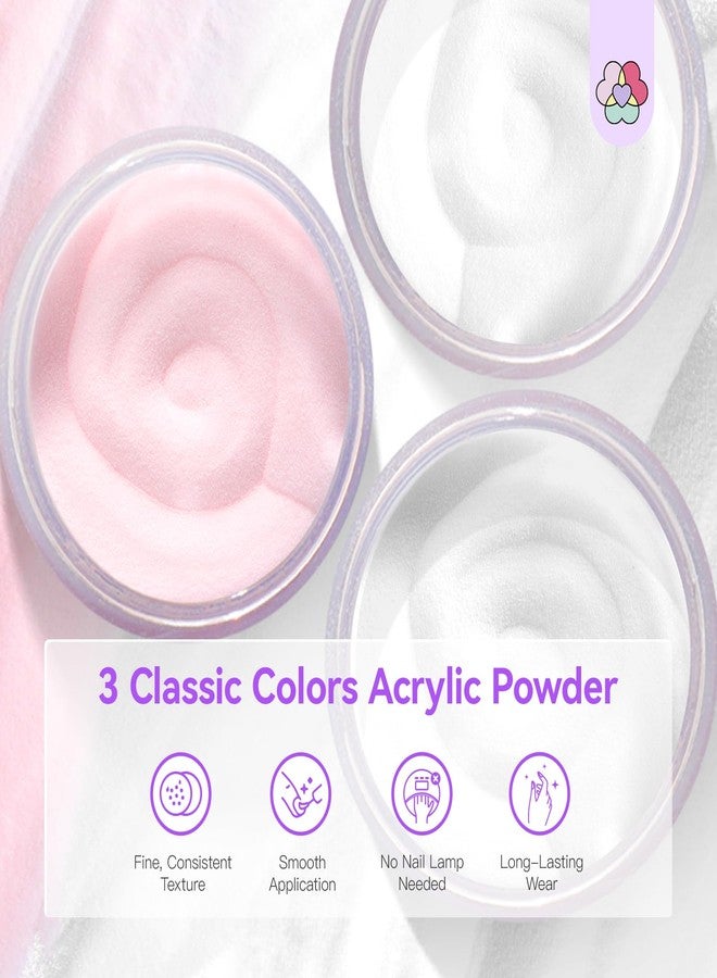 SAVILAND Essentials Acrylic Nail Kit with Drill: Beginner Nail Kit with Keratin Colored Acrylic Nail Powder, MMA-free Monomer Liquid, Primer, Brushes, Forms & Tools for DIY Nail Art Extension Home Use - Image 5