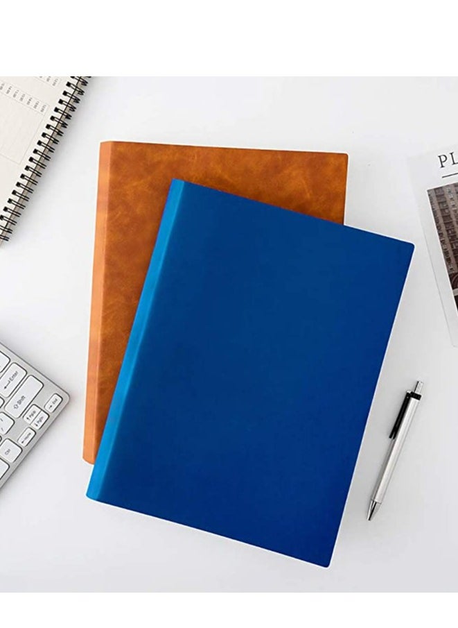 LYNLYN Refillable Writing Journals Notebook,A5 Ruled Magnetic Faux Leather Hardcover Notebook for Men and Women, Great Gift for Business School Travel Personal  - Image 5
