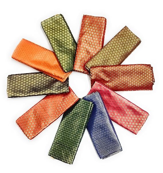 Zuvim Multi-Colors Unstiched Blouse Piece Material 1 Meter Each (110x80 cm) Pack of 10 - Image 2