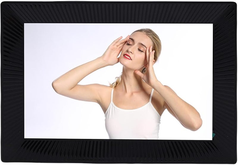 FTVOGUE 10 1 Inch WiFi Digital Photo Frame Touch Screen 32GB Remote Sharing Slideshow US Plug - Image 1