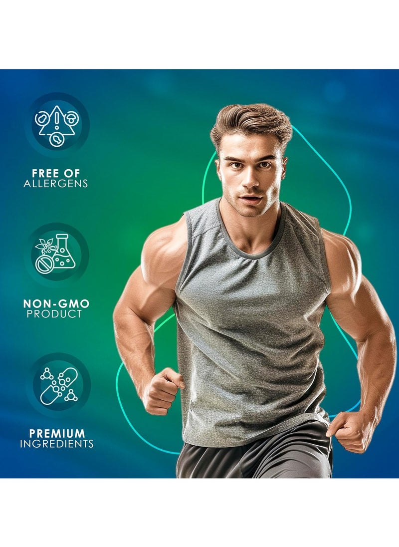 ambrosial - Ambrosial Men's Multivitamin with Lycopene, Ginseng & Grape Seed Extract  (Pack of 1-120 Tablets) - Image 1