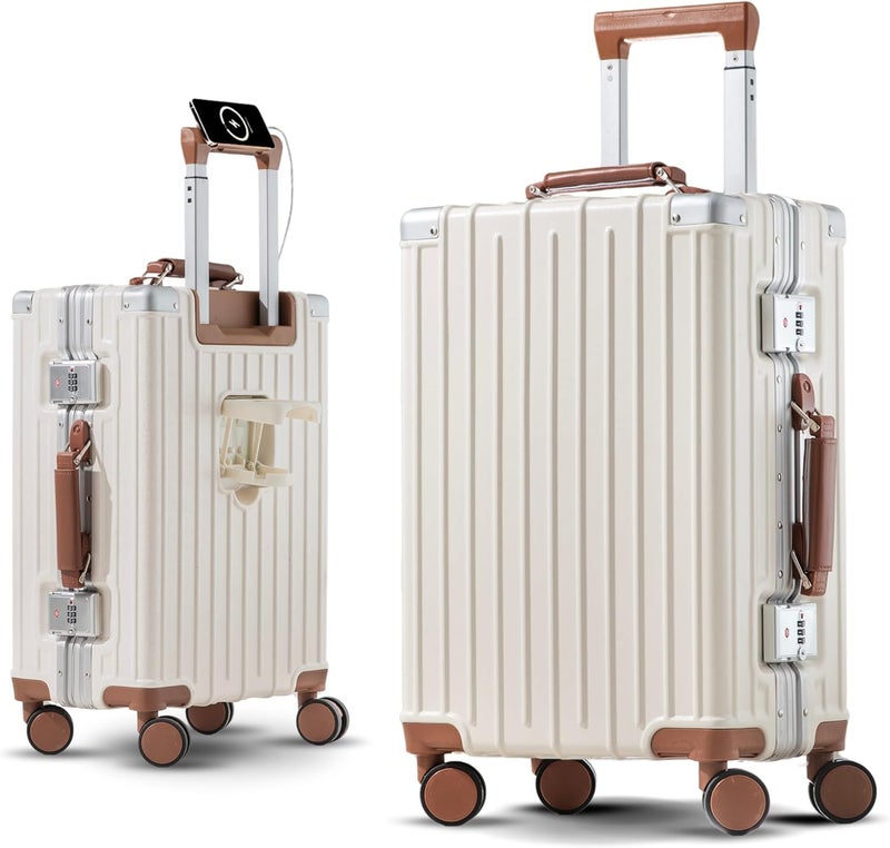 TEREPLUS 24-Inch Travel Suitcase with USB Charging - Image 1