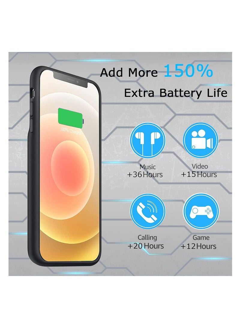 FOCUS Battery Case for iPhone 12 Pro, Enhanced 4000mAh - Image 2