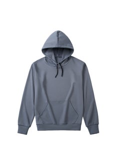 Generic Winter Casual Hoodie Mens Sports Long Sleeve Grey 