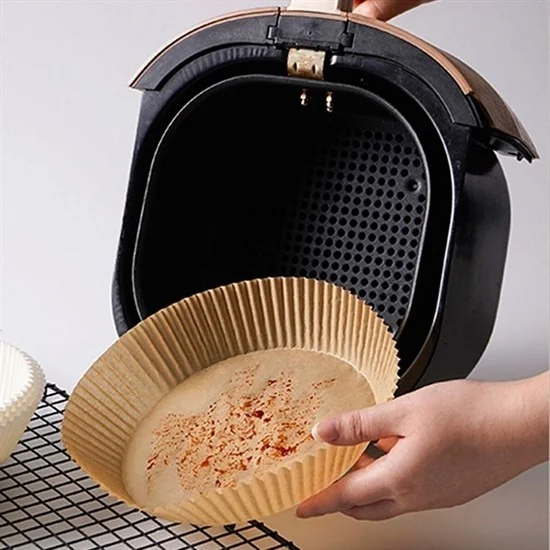 5DM 50 Pcs Air Fryer Baking Paper Disposable Air Fryer Oil Proof Nonstick Plate Model