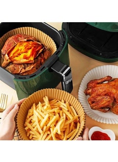 5DM 50 Pcs Air Fryer Baking Paper Disposable Air Fryer Oil Proof Nonstick Plate Model  - Image 4