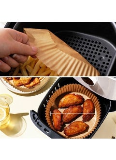 5DM 50 Pcs Air Fryer Baking Paper Disposable Air Fryer Oil Proof Nonstick Plate Model  - Image 5