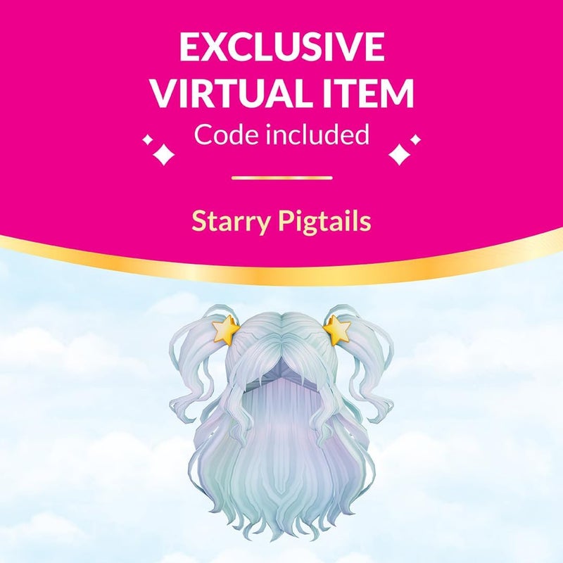 Royale High Jazwares 3” School Spirit Fashion Pack: Art - Light Series 1-1 Figure with 15 Accessories - Wings Become Rings - Virtual Item Code Included - Ages 5+ - Image 2