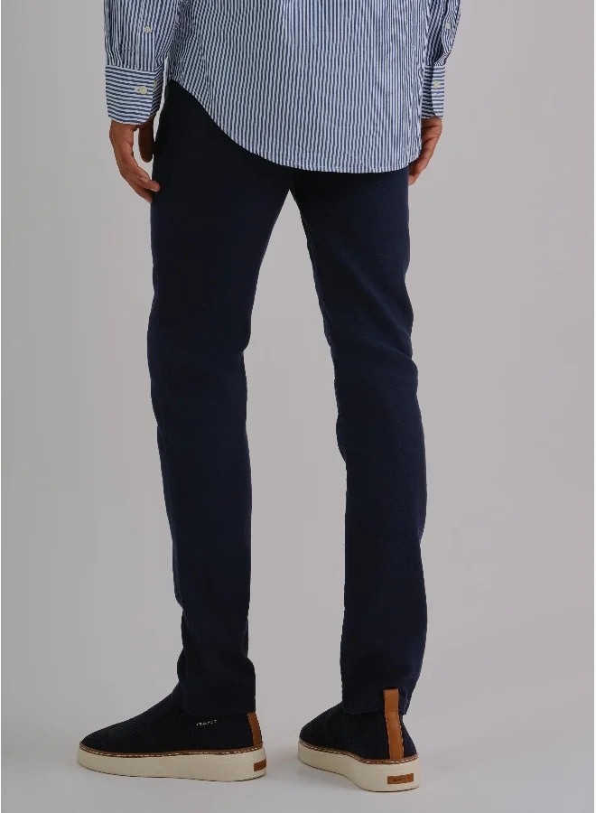 GANT Gant Slim Fit Cotton Linen Jeans
